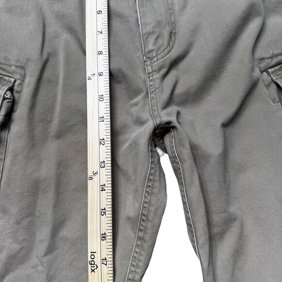 Urban Pipeline Cargo Pants Men’s 32x34 Beige Cotton Twill Multi Pocket Utility - Picture 11 of 13